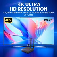 UGOOS AM9 64-Bit Android Media Player, 4K HDR TV Box with Bluetooth Remote, Amlogic S905X5 Quad-Core, 4 GB RAM, 64 GB Storage, Wi-Fi 6, Bluetooth 5.2, HDMI 2.0, Upgraded Version of AM6B Plus - Image 5