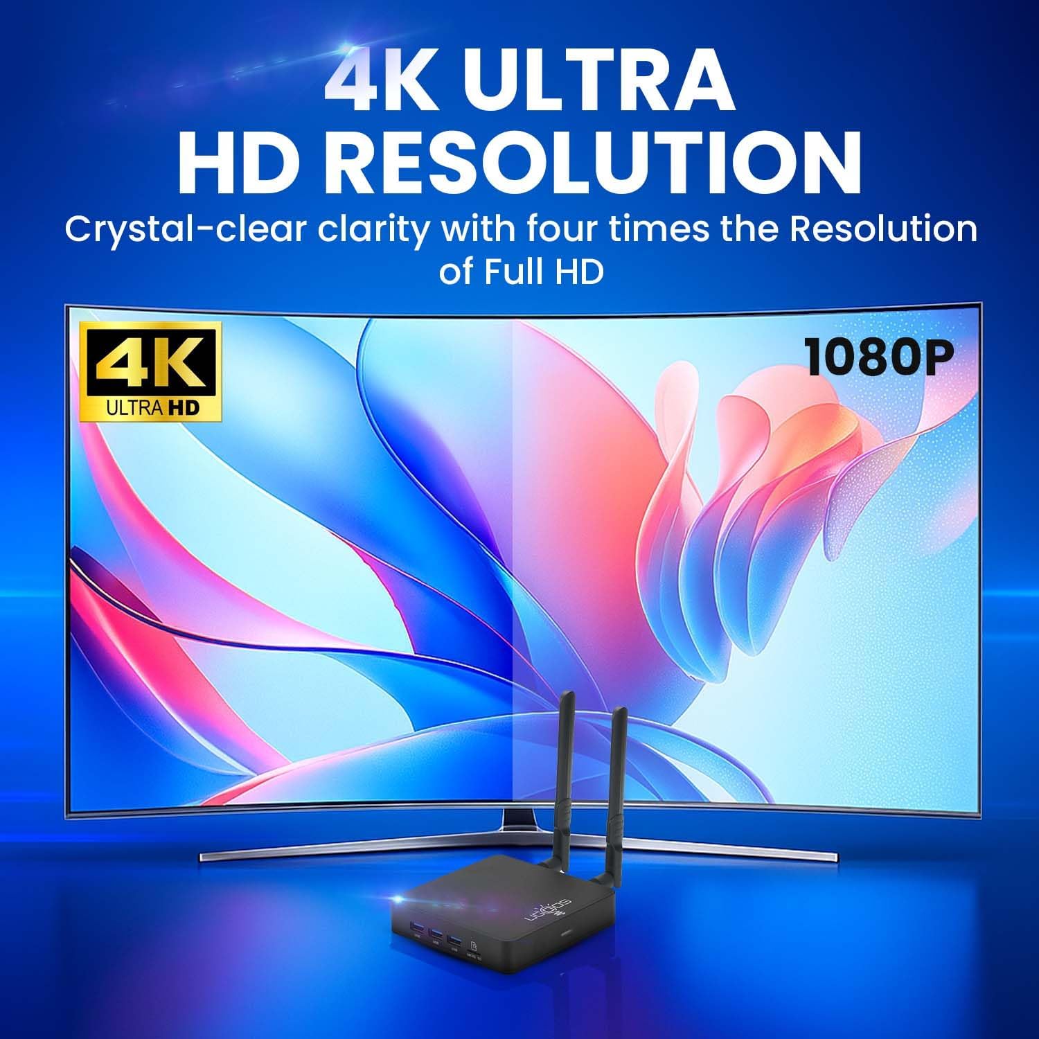 UGOOS AM9 64-Bit Android Media Player, 4K HDR TV Box with Bluetooth Remote, Amlogic S905X5 Quad-Core, 4 GB RAM, 64 GB Storage, Wi-Fi 6, Bluetooth 5.2, HDMI 2.0, Upgraded Version of AM6B Plus - Image 5
