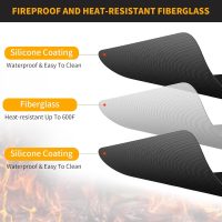 Stove Top Covers For Electric Stove Mat, Heat-Resistant Glass Surface Cover Fireproof Waterproof Oilproof 30 X 21 Inches Black - Image 4
