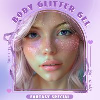 Roll-on Holographic Body Glitter Gel for Face Hair, Chameleon Color Changing Glitter Gel Under Light, Chunky Mermaid Sequins Festival Party Rave Accessories Shimmer Makeup (8# Sparkling Pink) - Image 2