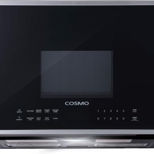 COSMO COS-2413ORM1SS 24 in. Stellar Collection 1.34 cu. ft. Over the Range Microwave in Stainless Steel with Vent Fan