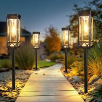 KOOPER Taller Solar Pathway Lights Outdoor, 8 Pack Upgraded Brighter Solar Garden Lights Solar Powered, Up To 15 Hours Outdoor Solar Lights for Yard Landscape Lighting Path Walkway Driveway Sidewalk - Image 4