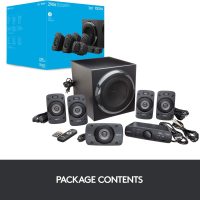 Logitech Z906 5.1 Surround Sound Speaker System - THX, Dolby Digital and DTS Digital Certified - Black - Image 12