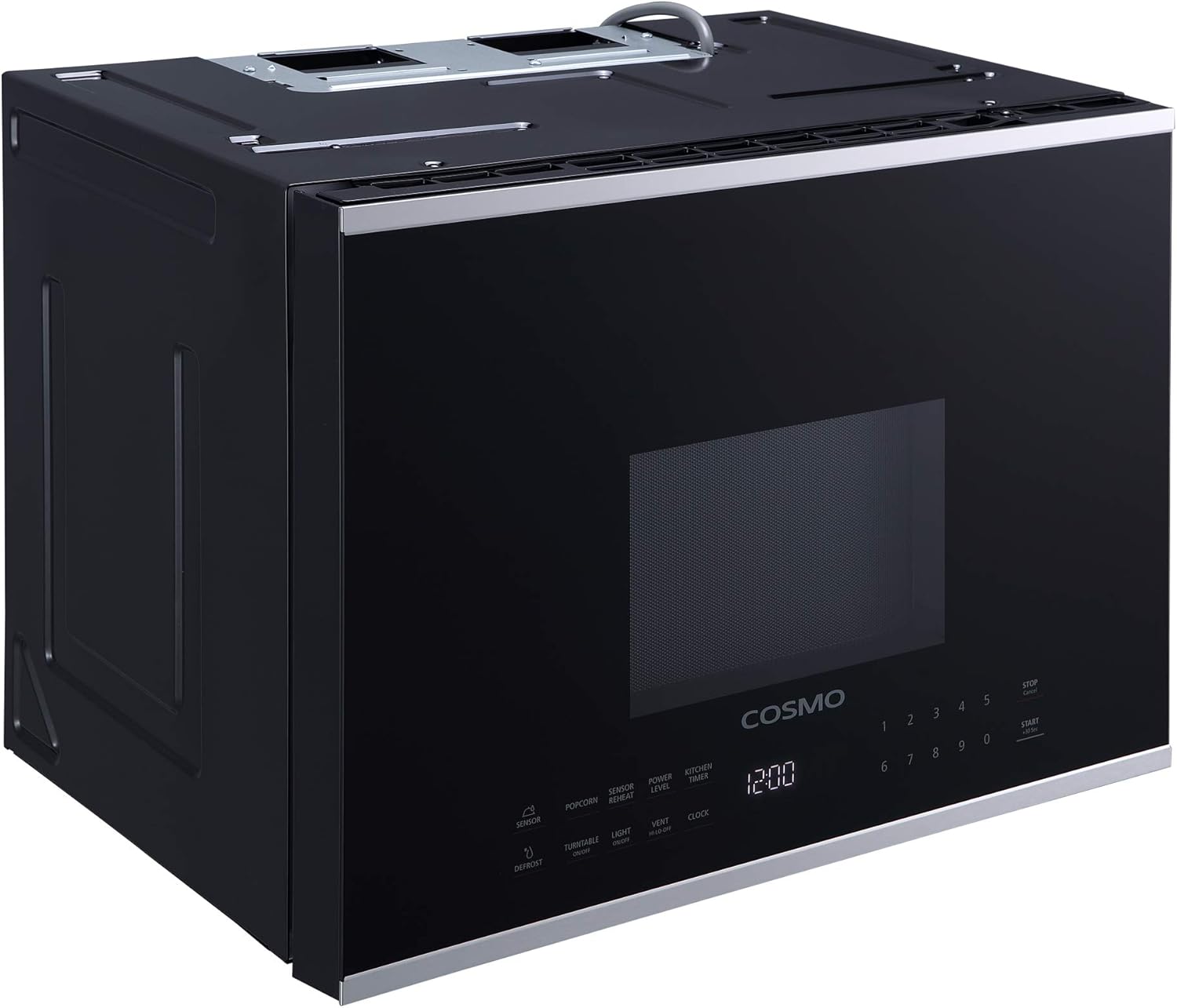 COSMO COS-2413ORM1SS 24 in. Stellar Collection 1.34 cu. ft. Over the Range Microwave in Stainless Steel with Vent Fan - Image 6