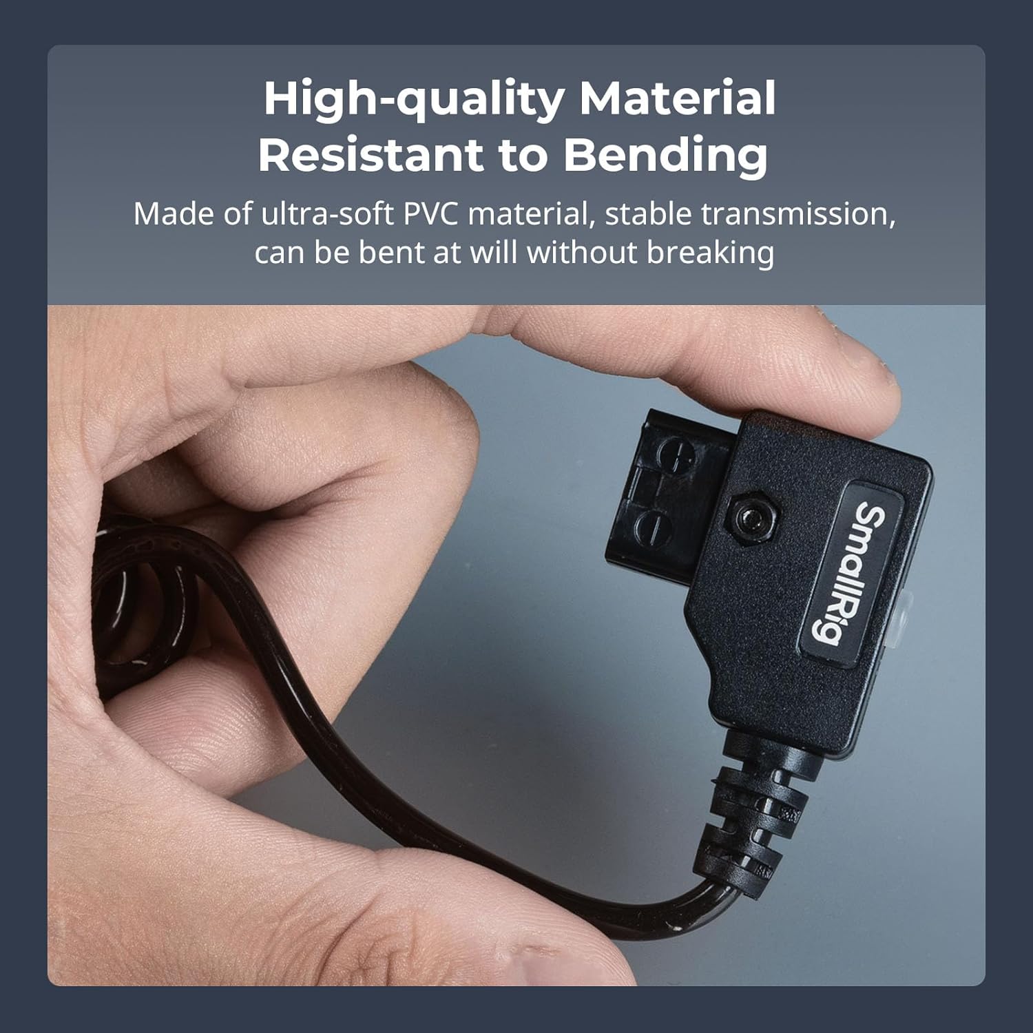 SMALLRIG D-TAP to BMPCC 4K/6K Coiled Power Cable Suitable for Blackmagic Pocket Cinema Camera 4K / 6K for V Mount Gold Mount Battery, Weipu SF6 2 Pin Female to P Tap, 15 inch - 47 inch Length - 4761 - Image 7