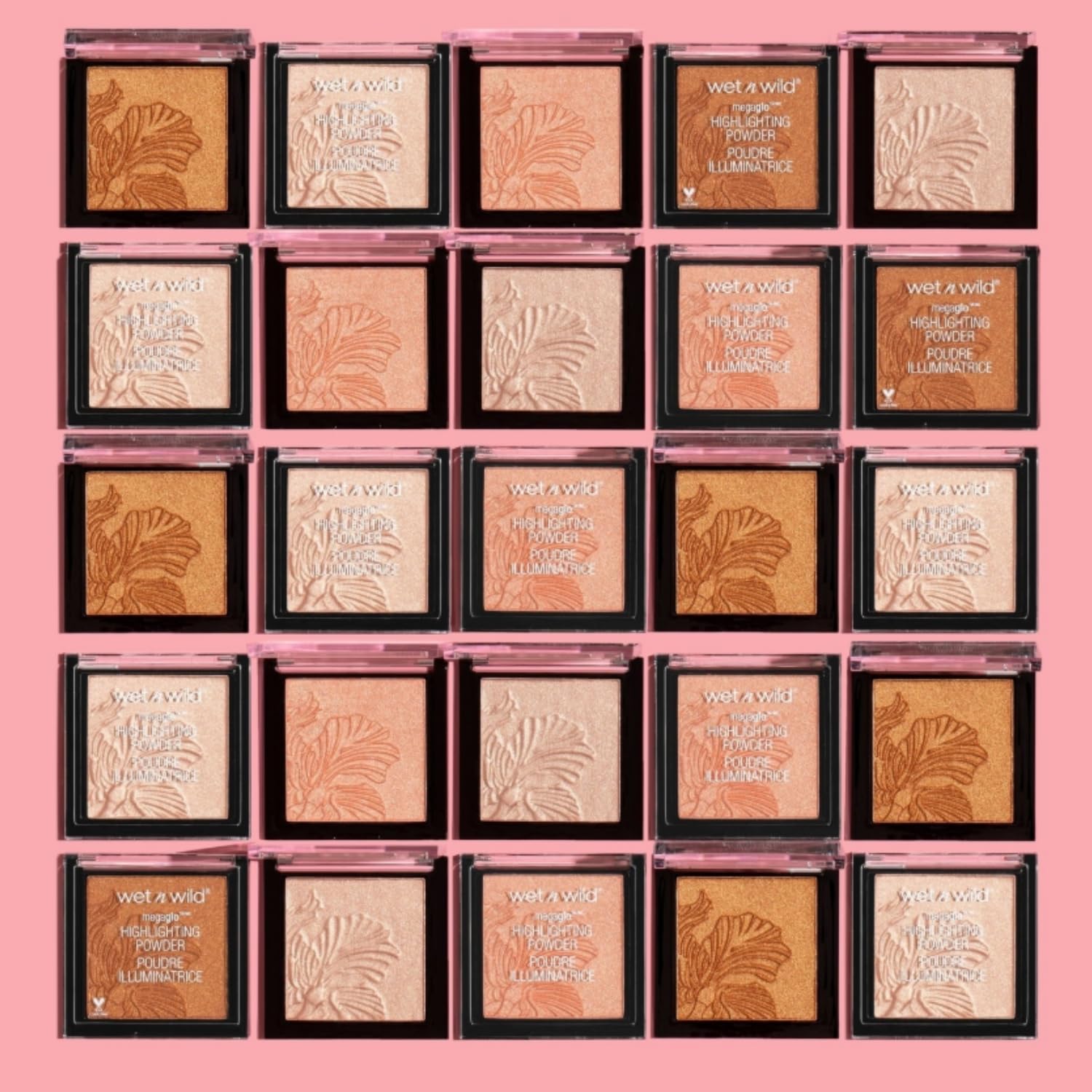 wet n wild MegaGlo Highlighting Powder Warm Gold Golden Flower Crown - Image 5