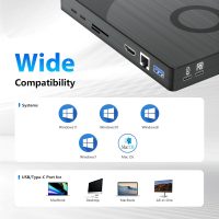 External Blu Ray Drive, 8 in 1 USB Blu-ray Drives External for Laptop, External DVD Player Support 100G Disc 3D, USB CD Drive with SD/TF Port HDMI and LAN Interface, CD Burner for Windows XP/7/8/10/11 - Image 5