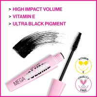 wet n wild Mascara Mega Volume - Volumizing, Waterproof, Smudge-Resistant, Cruelty-Free, Gluten-Free, Sulfate-Free & Vegan - Very Black - Image 3