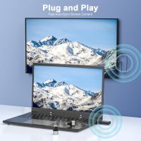 Wireless HDMI Transmitter and Receiver 328ft/100M, Wireless HDMI Extender Kit, Plug & Play, 4K Decode Support 2.4/5G for Streaming Video and Audio to Monitor from Laptop/Pc/Tv Box - Image 2