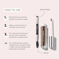 WUNDERBROW Eyebrow Gel, Waterproof, Smudgeproof, Lasts for Days, Shade: Brunette, Vegan and Cruelty-Free - Image 4
