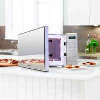 Total Chef 0.7 Cu Ft Microwave Oven - Stainless Steel Compact Style Microondas, Smart Countertop Kitchen Appliance With Digital Touch Use, Pre-Set Function, 10" Turntable, Easy To Use Horno, 700 watt - Image 8