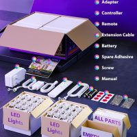 addlon 200FT Permanent Outdoor Lights, Smart RGB LED Lights for House & Outdoor Decor, App & Remote Control, DIY Scene Mode, IP67 Waterproof for Christmas, Holiday, Party, Halloween Decorations - Image 7