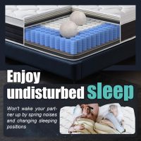 King Mattress 12 inch King Size Mattress 80"*76"*12" Healthy Material Soft Comfortable Breathable Four-Sided Reinforcement Quiet Easy to Clean Vacuum Packed - Image 5