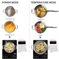 Duxtop Portable Induction Cooktop, Countertop Burner, Induction Burner with Timer and Sensor Touch, 1800W 8500ST E210C2 - Image 7