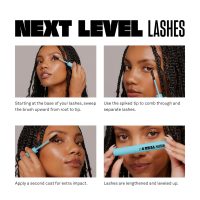 Babe Original 4 Real Mascara Black for Volume, Length, and Lift in Eyelashes, Defined & Flutterly Look, Vegan & Cruelty-Free - Image 3