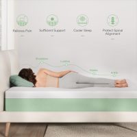 Novilla 10 Inch King Mattress, Gel Memory Foam Mattress King Size in a Box for Pressure Relieving & Back Support & Cool Night Comfort, CertiPUR-US Certified - Image 4