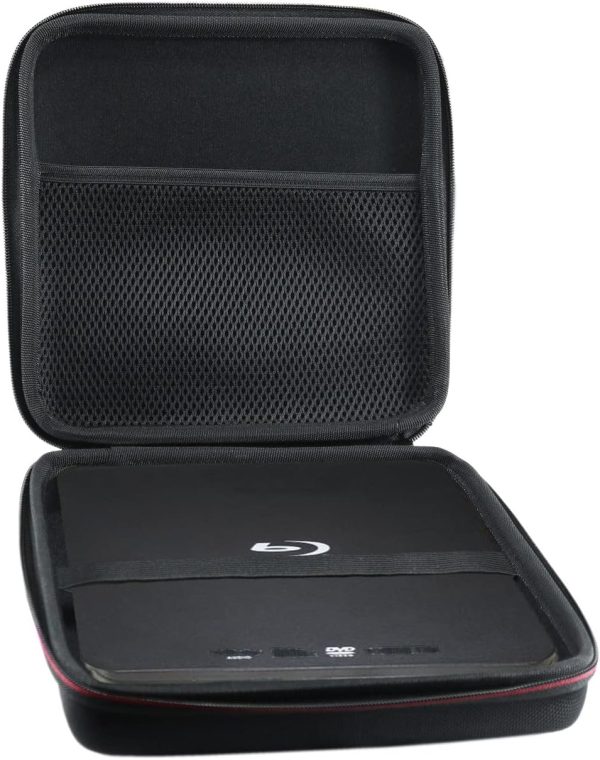 Suw External USB CD DVD Drive Burner Writer Blu-Ray Drive Carrying Case for Didar Blu Ray DVD Player Ultra Mini 1080P Blue Ray Disc Player Home Theater Play All DVDs and Region A 1 Blu-Rays
