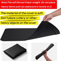 FLASLD Soft Gas Stove Burner Cover Fabric Mat, 29.5×21 Inches Foldable Easy Clean Gas Stove Protector, Anti Dust Stove Covers, Washable Stove Guard Top Protector - Image 2