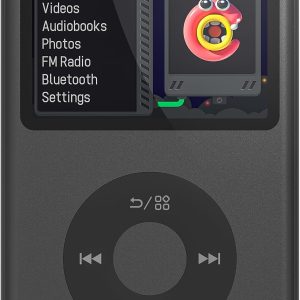 Mp3 Player with Bluetooth Innioasis Y1 Video Digital Music Player HiFi Mini Portable Kids Audiobook Mp3 2025 Nice Gift Choice Theme Upgrade Black