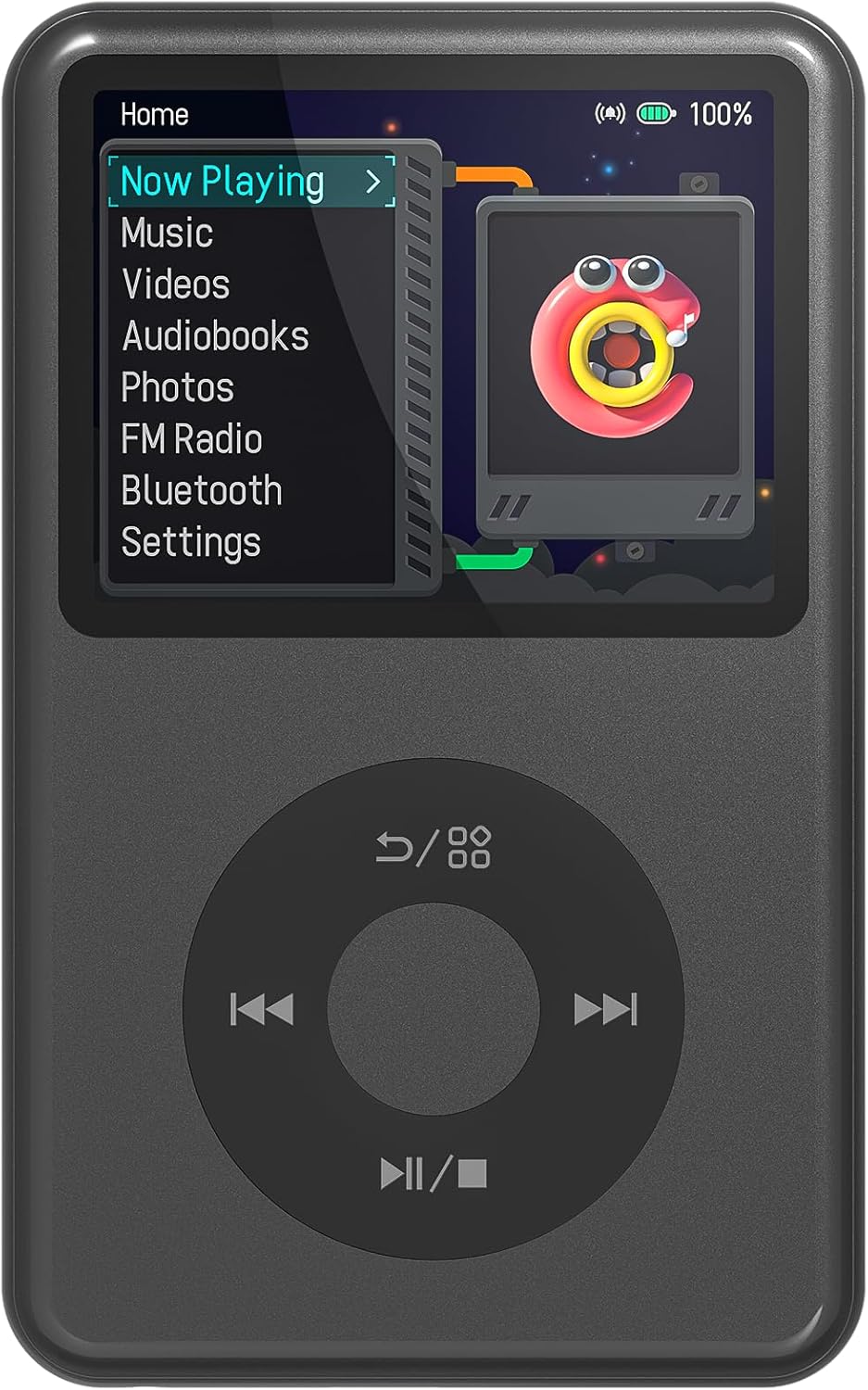 Mp3 Player with Bluetooth Innioasis Y1 Video Digital Music Player HiFi Mini Portable Kids Audiobook Mp3 2025 Nice Gift Choice Theme Upgrade Black