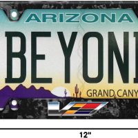 iPick Image for - Cadillac V Logo Real Black Forged Carbon Fiber 50 States License Plate Frame - Image 7