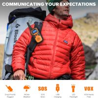 Wishouse Walkie Talkies for Adults Long Range-Rechargeable 4 Pack 2 Way Radios, Hiking Accessories Camping Gear Xmas Birthday Gift for Kids Family with Lamp,SOS Siren,NOAA Weather Alert,Easy to Use - Image 2