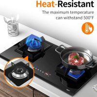 Stove Burner Covers for Gas Stoves (8 Pack) – Non-Stick, Heat-Resistant Gas Range Protectors, PTFE Liners for Kitchen Cleaning, Easy-to-Cut Stove Top Covers, BPA-Free, 10.6" x 10.6" - Image 4