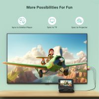 9.5" Portable DVD Player for Kids and Car with 7.5" Swivel Screen, 4-6 Hour Working Time, Car DVD Player with Dual Speakers, Remote Control, Support Sync TV, Region Free USB/SD/AV- Black - Image 4