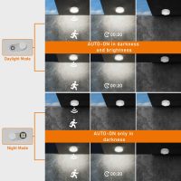 TOOWELL Motion Sensor Ceiling Light Battery Operated Indoor/Outdoor LED Ceiling Lights for Closet Hallway Pantry Laundry Stairs Garage Bathroom Shower Porch Shed Wall 400LM Motion Activated Light - Image 4