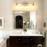 4-Light Bathroom Light Fixtures,Brushed Nickel Vanity Lighting Fixtures,Modern Wall Lighting Sconces for Mirror Bedroom Living Room Vanity Table Hallway - Image 2