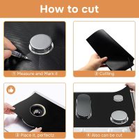 Guards for Gas Stove Top Protector Covers 0.3mm Cuttable,Heat Resistance Burner Covers Stove Mat Protector，Safe Reusable Easy Cleanable Gas Guards Stove Covers for Gas Stove - Image 6
