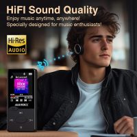 64GB Mp3 Player with Bluetooth 5.3 HiFi Sound, Mp3 Player with FM Radio, Mini Music Player for Kids Adults, Earphones Included, TF Card can be Inserted - Image 7