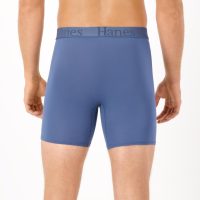 Hanes Originals Supersoft Boxer Briefs, Viscose from Bamboo Men's Underwear, Solids & Prints, 3-Pack - Image 3