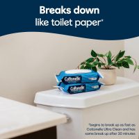 Cottonelle Fresh Feel Flushable Wet Wipes, Adult Wet Wipes, 8 Flip-Top Packs, 42 Wipes Per Pack (336 Total Wipes), Packaging May Vary - Image 5