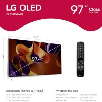 LG 97-Inch Class OLED evo G4 Series Smart TV 4K Processor Flat Screen with Magic Remote AI-Powered with Alexa Built-in (OLED97G4WUA, 2024) - Image 2