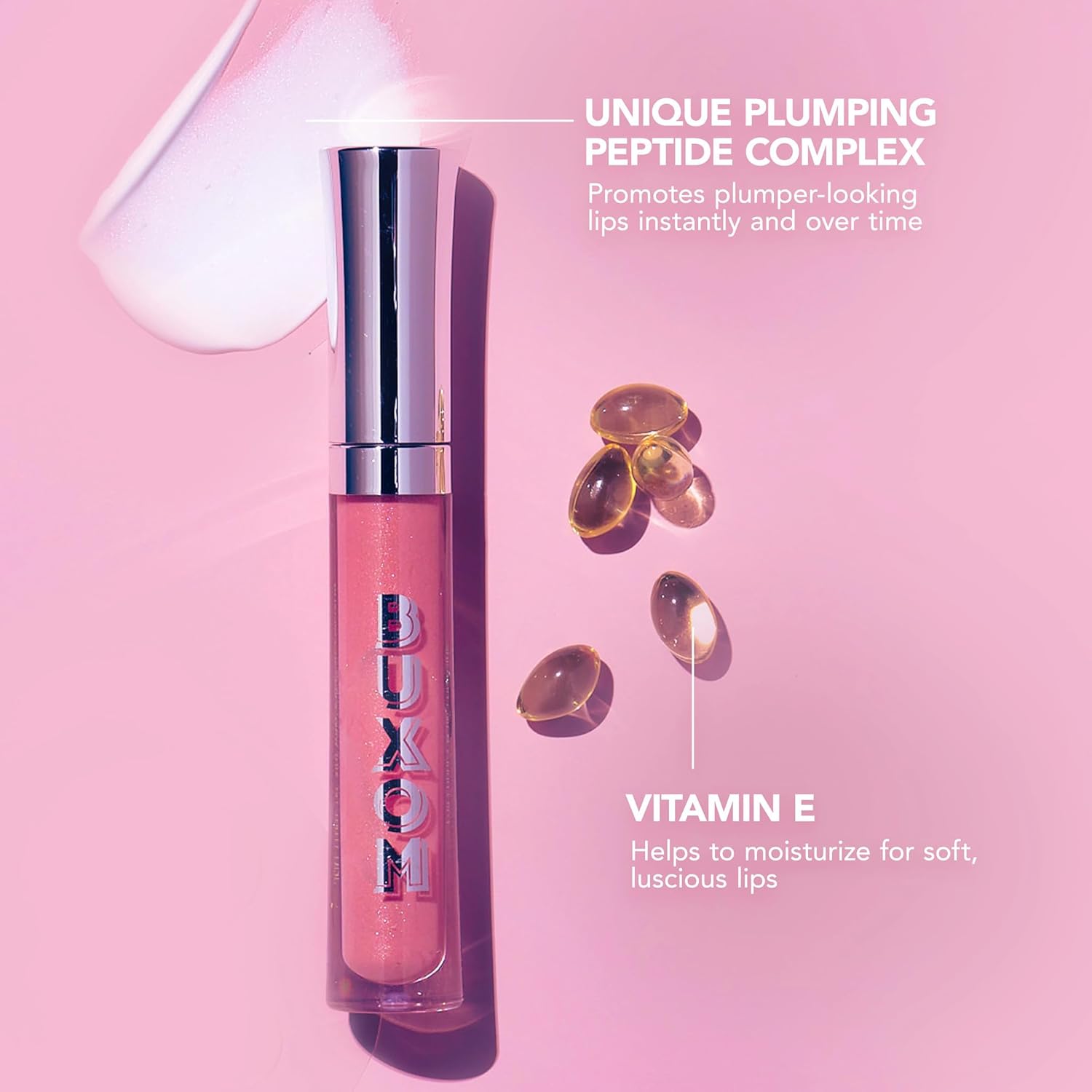 BUXOM Full-On Plumping Lip Polish, Tinted Lip Plumper Gloss, Plumping Peptides & Vitamin E, High Shine Lip Gloss, Nourishes, Moisturizes & Softens Lips, Vegan - Image 4