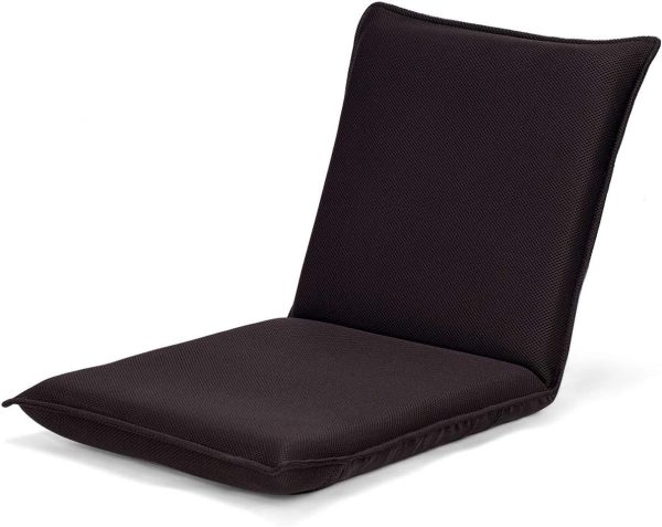 Giantex Adjustable Mesh Floor Sofa Chair, 6-Position Multi-Angle Padded Floor Chair, Cushioned Back Support Versatile, Video Game Chairs for Meditation Seminars Reading TV Watching or Gaming