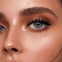 Mink Lashes Fluffy 6D False Eyelashes 17mm Wispy Cat Eye Lashes that Look Like Extensions Strip Lashes Pack - Image 2