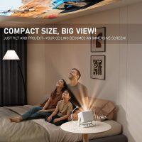 Netflix Projector, VISSPL Full HD 1080P Video Projector, Portable Outdoor Projector with Stand, Kids Gift, Home Theater Movie Phone Projector Compatible with Android/iOS/Windows/TV Stick/HDMI/USB - Image 7
