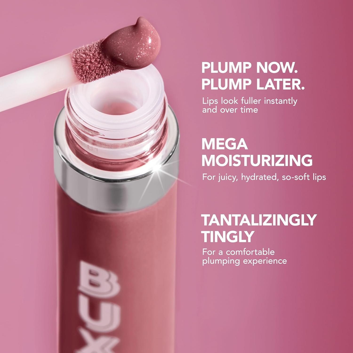 BUXOM Full-On Plumping Lip Polish, Tinted Lip Plumper Gloss, Plumping Peptides & Vitamin E, High Shine Lip Gloss, Nourishes, Moisturizes & Softens Lips, Vegan - Image 6