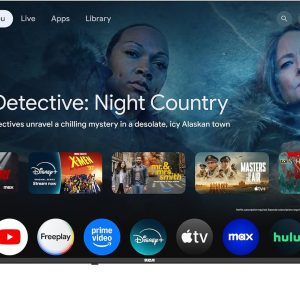 RCA 50-Inch UHD Smart Google TV, Frameless LED Display with HDR10, Wi-Fi and Bluetooth, Google Assistant Built-in, Compatible with Alexa