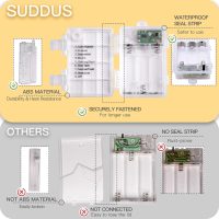 suddus Fairy Lights Battery Operated with Remote, 33ft 100 LED Dimmable Twinkle Lights with Timer, Waterproof Copper Wire String Lights for Bedroom, Christmas, Tree, Indoor Outdoor Decor (Warm White) - Image 4