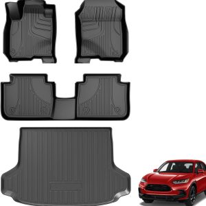for 2026 HRV Floor Mats: All Weather Floor Mats & Cargo Liner Custom Fit 2023-2025 2026 Honda HRV (Include Hybrid) & Acura ADX 2025: Anti Skid 1st & 2nd Row & Trunk Mat for 2025 ADX Accessories