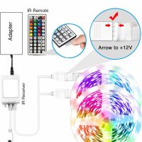 VOLIVO 100ft Led Strip Lights for Bedroom, Color Changing Led Light Strips Kit with 24 Keys IR Remote and Smart App Control, RGB Music Sync Lighting for Room, Home Decor - Image 6
