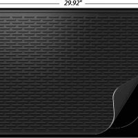 Stove Top Cover for Electric Stove - Silicone Stove Mat for Glass Top, Glass Cooktop Protector, XL Dish Drying Mats For Kitchen,Oven Covers for Electric Stove (Black,30 x 21) - Image 2