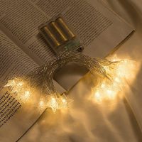 Star String Lights 10Ft 20 LED Fairy Lights Battery Operated Waterproof Indoor Outdoor Twinkle Christmas Lights for Bedroom Party Wedding Xmas Tree Decoration (Warm White) - Image 9