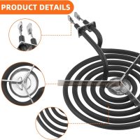 Electric Stove Burner Drip Pans WB31M19(8”) WB31M20(6”) Electric Stove Top Burner Replacement WB30M1(6") WB30M2(8") Compatible for G-E Hot-point Ken-more General Electric Stove Parts by MIFLUS - Image 5