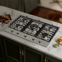Gas Cooktop 30 inch with 5 Sealed Burners, Stainless Steel Built-in Stove Top, NG/LPG Convertible, Dishwasher Safe Cast Iron Grates, 38K BTU - Image 3