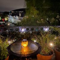 Brightech Ambience Pro Solar Powered Outdoor String Lights -27 ft Commercial Grade Waterproof Edison Patio Lights, Shatterproof LED String Lights for Outside, Porch - 12 Bulbs, 1W Soft White - Image 9