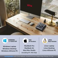 External Blu Ray Drive,Portable Bluray Player Writer Reader,CD Burner with USB 3.0 typc C Port& SD Card,DVD & CD-ROM +/-RW,External Blu-Ray Drives for PC Laptop Desktop Windows Mac Linux Computer - Image 6
